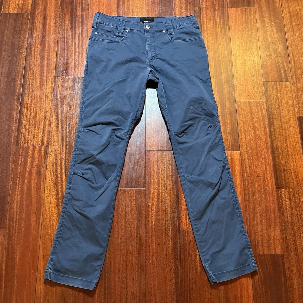 Vertx Pants Mens 34x34 Navy Blue Jeans 5 Pocket Casual Workwear (34x33) READ